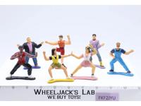 Lot of 7 Micro Mini Machines Power Rangers 1990's Bandai Action Figures