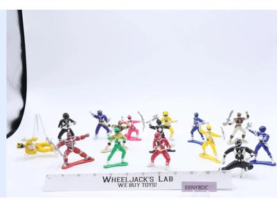 Lot of 15 Power Rangers Bandai Action Figures