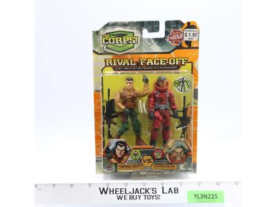 Ricochet vs Ravage The Corps! Rival Face-Off 2008 Lanard Figure Set NEW SEALED
