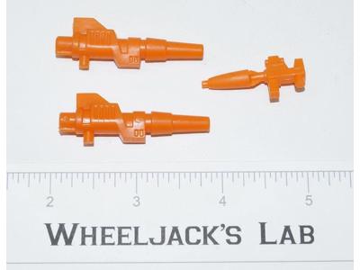 Computron Strafe Missiles Lasers + Hand Gun 1987 Vintage G1 Transformers