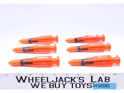 USS Flagg Aircraft Carrier 6 Missiles NO REPRO 1985 GI Joe Vintage