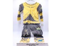 Zeo 2-pc SET Pajamas Top & Pants Child M 6-7 Power Rangers Saban Gold Ranger