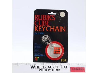 Rubik's Cube Keychain Puzzle 1982 Ideal Vintage NEW SEALED