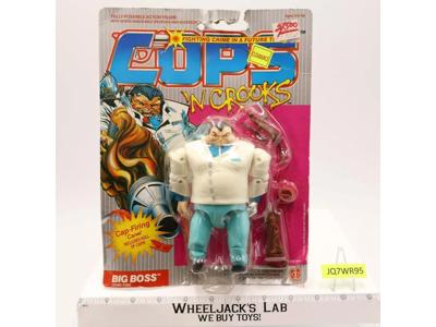 Big Boss Crime King Cops N Crooks C.O.P.S. 1988 Hasbro NEW SEALED MOSC