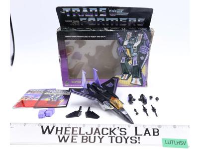 Skywarp 100% Complete W/BOX 1985 Vintage G1 Transformers Action Figure