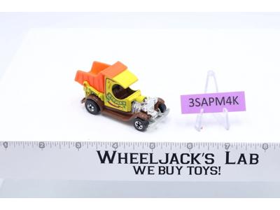 A Truck'n Dump Truck Yellow Hot Wheels 1977 Mattel Vintage Blackwall Hong Kong