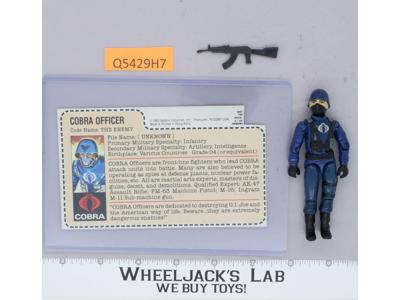 Cobra Officer V1.5 RED CARD BACK Complete G.I. Joe 1983 Hasbro Vintage Figure