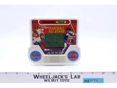 Game Talk Baseball All Stars 1990 Tiger Electronic Handheld Game Vintage