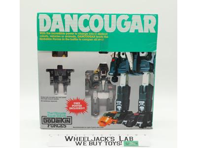 Dancougar 100% Complete W/Box Godaikin Forces 1985 Bandai Popy Chogokin