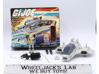 S.H.A.R.C. Flying Submarine 100% Complete CANADIAN GI Joe 1984 Hasbro Vehicle