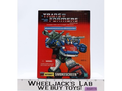 Smokescreen Transformers Reissue Commemorative Series 2002 Hasbro NEW SEALED