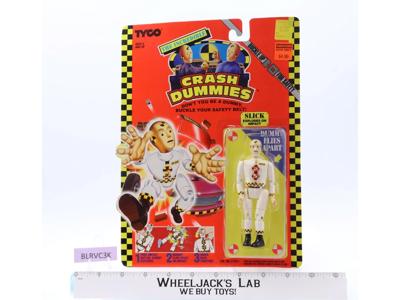 Slick The Incredible Crash Dummies 1991 Tyco Action Figure NEW MOSC SEALED