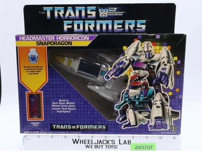 Snapdragon 100% Complete W/BOX & INSERT 1987 Vintage G1 Transformers Hasbro