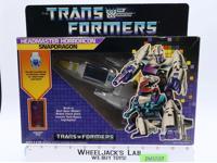 Snapdragon 100% Complete W/BOX & INSERT 1987 Vintage G1 Transformers Hasbro