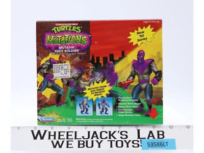 Mutatin' Foot Soldier TMNT Mutations 1993 Playmates Figure NEW MISB SEALED