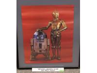 R2D2 & C3PO #1 Star Wars Poster 1980 18.5 X 23" Promotional RARE
