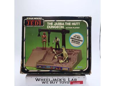 Jabba the Hutt Dungeon Playset Green Box Star Wars ROTJ 1984 Kenner Playset