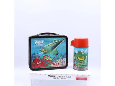 Voyage to the Bottom of the Sea Metal Lunch Box 1967 Aladdin Tin w/ Thermos