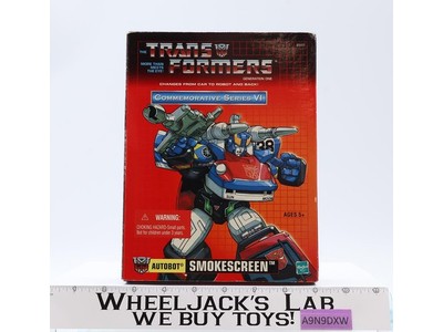 Smokescreen Transformers Reissue Commemorative Series 2002 Hasbro NEW SEALED