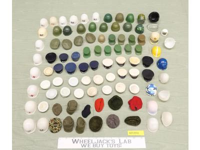 Lot of Helmets and Hats Unmarked Brand 12" 1:6 Joe Barbie West Accessory Set