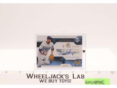 Evan Longoria Rays Rookie Autographed Patch Card 2008 Upper Deck 37/50