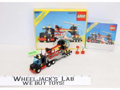 #6357 Stunt 'Copter N' Truck 100% Complete Legoland 1985 Town System