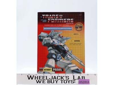 Prowl Transformers Commemorative Series Reissue 2002 Hasbro Figure NEW SEALED