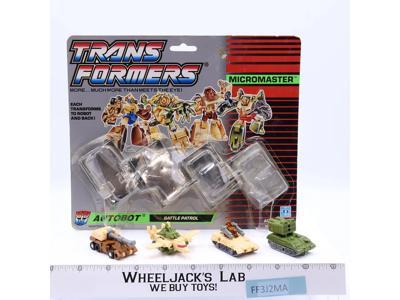 Battle Patrol Micromaster 100% Complete W/Cardback + BUBBLE G1 Transformers