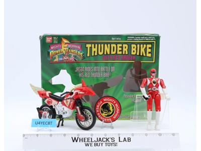Thunder Bike W/Red Ranger MMPR Power Rangers 1994 Bandai Action Figure Vehicle