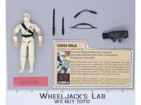 Storm Shadow V1 RED CARD BACK 100% Complete G.I. Joe 1984 Hasbro Vintage Figure