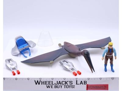Quetzalcoatlus W/ Youngster Complete 1987 Dino Riders Tyco Toys Action Figure