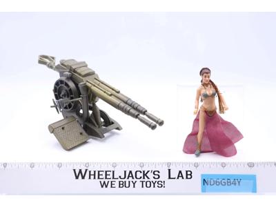 Princess Leia W/ Sail Barge Cannon Star Wars POTJ 2001 Hasbro Action Figure