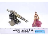 Princess Leia W/ Sail Barge Cannon Star Wars POTJ 2001 Hasbro Action Figure