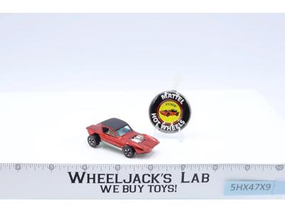 Python Red Hot Wheels 1967 1968 Mattel Vintage Redline RL w/ Button NICE!