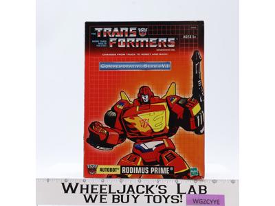 Rodimus Prime Transformers Commemorative Series Reissue 2003 Hasbro NEW SEALED