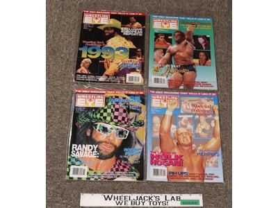 WWF Lot of 4 Wrestling Eye Magazine 1992 93 Hulk Hogan Ultimate Warrior Savage