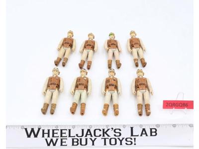 Lot of 8 Hoth Rebel Soldiers Star Wars 1980 ESB Vintage Kenner Action Figures