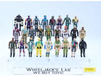 Lot of 26 GI Joe Action Figures Hasbro 1980s - 1990s Vintage UNBROKEN