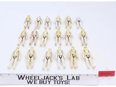 Lot of 18 Star Wars Hoth Snowtrooper Stormtroopers 1980s Kenner Action Figures