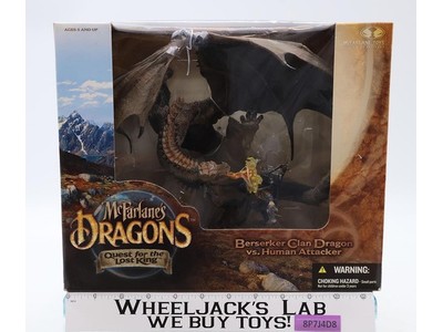 Berserker Clan Dragon Vs Human Attacker McFarlane's Dragons 2004 NEW SEALED