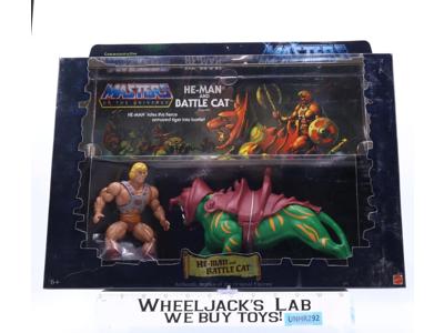 He-man and Battle Cat MOTU Commemorative Series 2000 Mattel Figure NEW SEALED