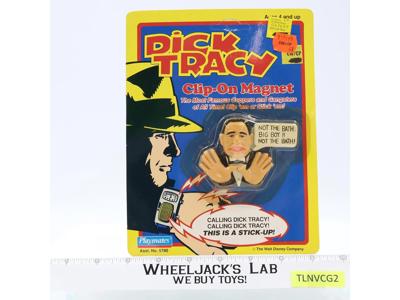 Lips Manlis Dick Tracy Clip-On Magnet Disney 1990 Playmates NEW MOSC Unpunched