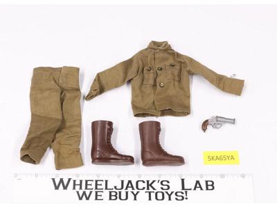 Army Fatigue Pants & Shirt Boots Pistol GI Joe Hasbro 1964 Vintage 12" Accessory