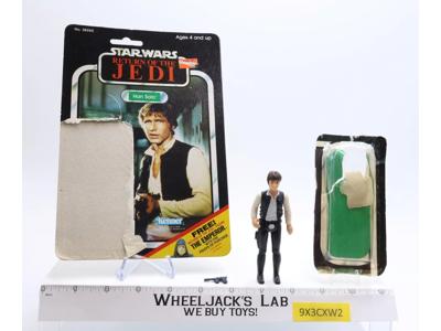 Han Solo BIG HEAD 100% Complete NO COO 65 Back-C Star Wars ROTJ 1983 Kenner