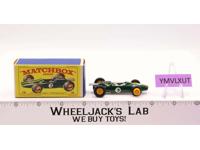 Lotus Racing Car 19 Lesney Matchbox Series 1960's Made In England