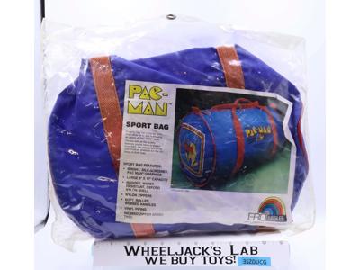 Pac-Man Duffle Bag Sport Gym Bag 1982 Midway Ero Leisure Vintage NEW