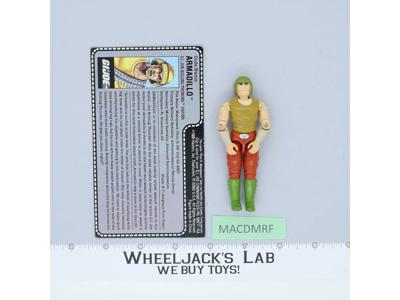 Armadillo V1 100% Complete 1988 G.I. Joe Hasbro Vintage Action Figure