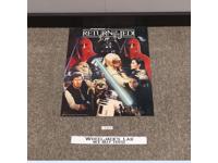 Return of the Jedi Weekly Reader Poster Star Wars 1983 16" X 20" Vintage