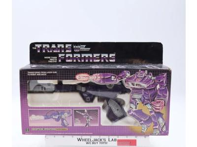 Shockwave 100% Complete W/BOX & INSERT WORKS G1 Transformers Action Figure