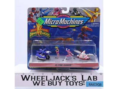 #5 Pink Ranger Micro Machines Power Rangers 1994 Galoob Action Figure NEW SEALED